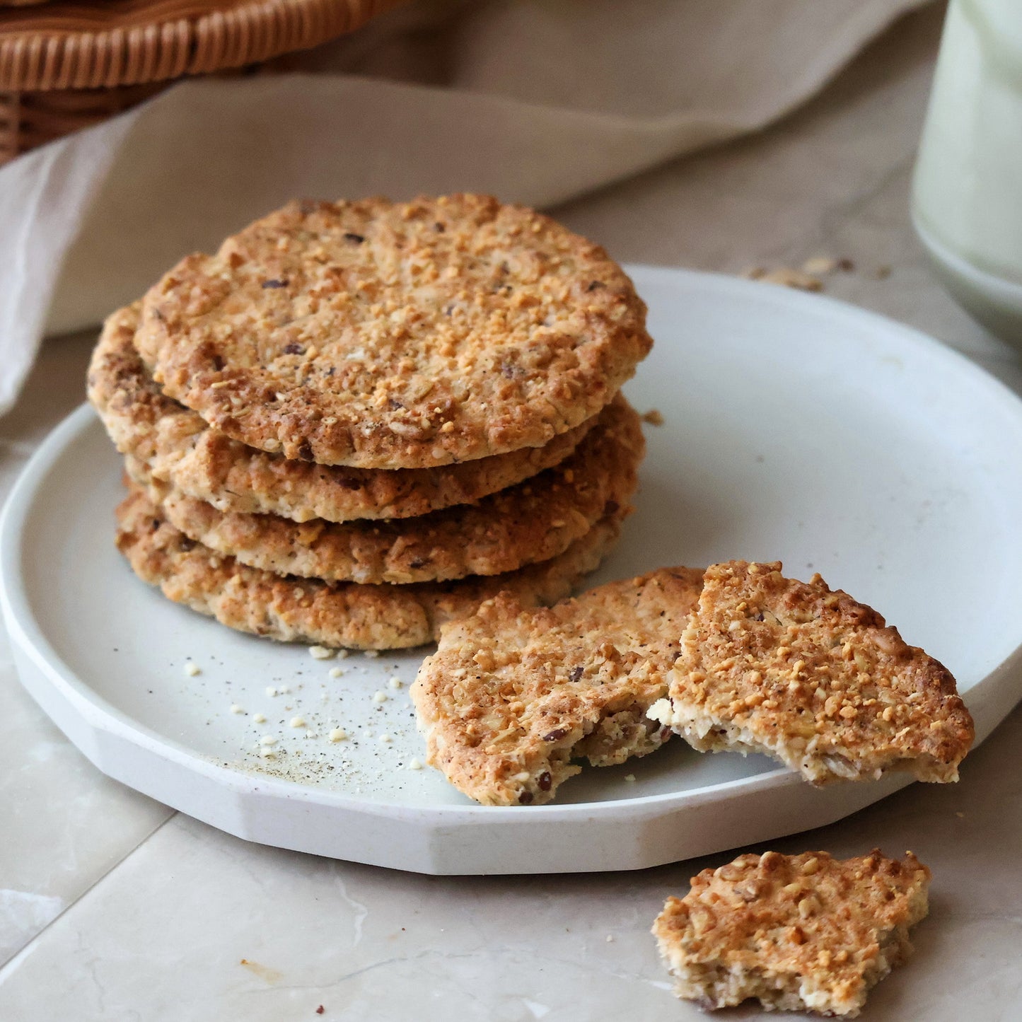 LACTATION CHEESE PEPPER COOKIES