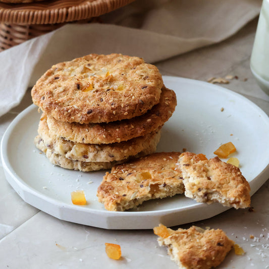 LACTATION ORANGE COCONUTS COOKIES